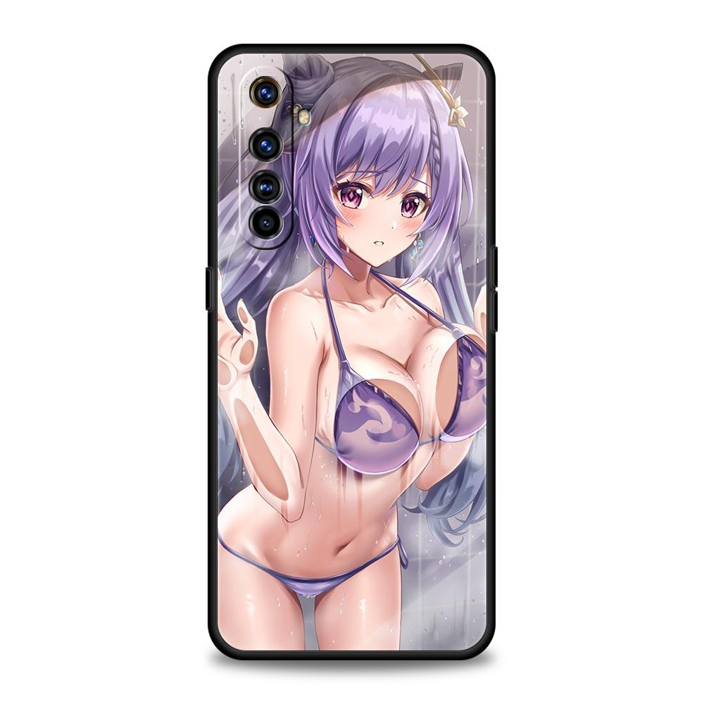 For Realme 10 9 8 5G 7 6 GT2 Pro Plus 9i 8i C21 C11 C25 C35 Genshin Impact Sexy Girl Phone Case For Realme GT Neo 2 3 3T Cover