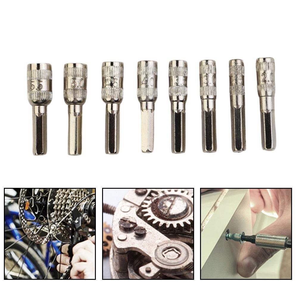 Hex Shank Bit Screwdriver Bits Chrome Vanadium Steel Versatile Use 11pcs Set Enhanced Grip Design Compact Case