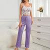 Women's Home Leisure Two-Piece Set Soft And Comfortable Summer Outdoor Pajamas Set