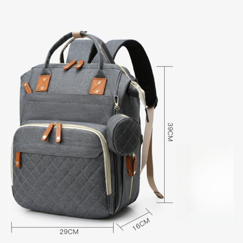 1pcs Large Capacity Mommy Bag Multi Functional Portable Mom Storage Backpack Multi Layer Mother Baby Bags Bottle Aluminum Foil Insulated Pocket