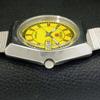 JAPAN 6309A VINTAGE SEIKO 5 AUTOMATIC MENS YELLOW COLOR DIAL WATCH a702721-1
