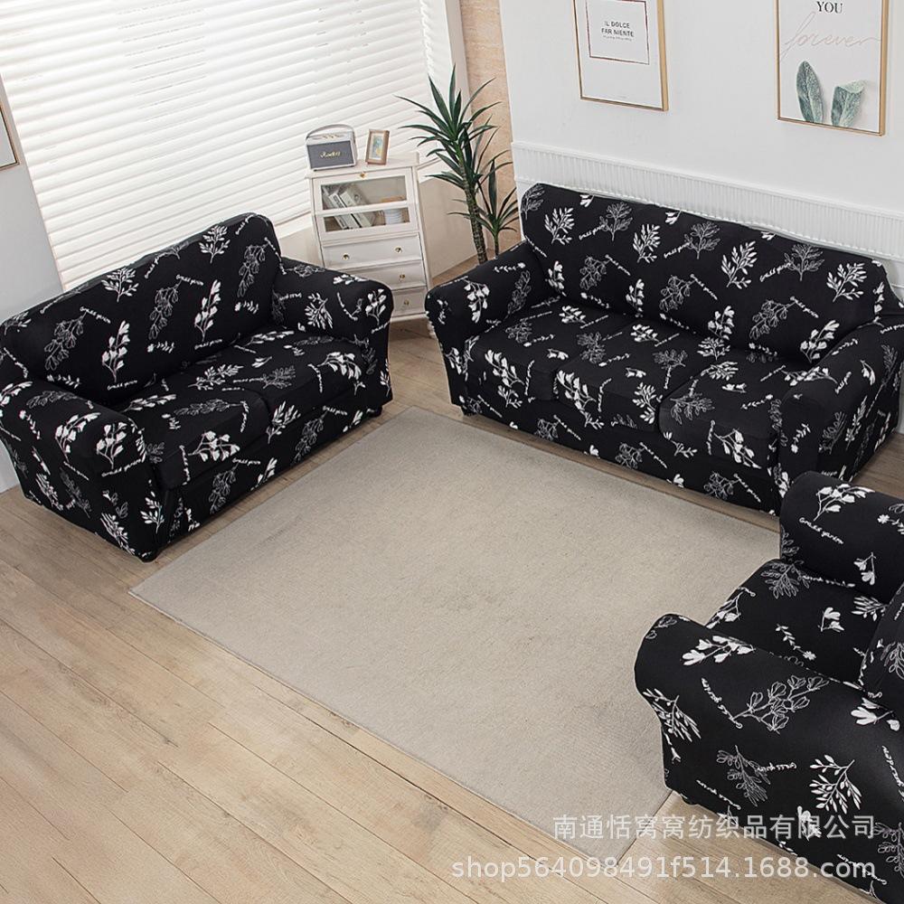 Printed American Sofa Cover Five piece Combination Fabric All inclusive Sofa Cover Anti cat Scratch Elastic Cover Sofa Hat 1 piece single sofa cover