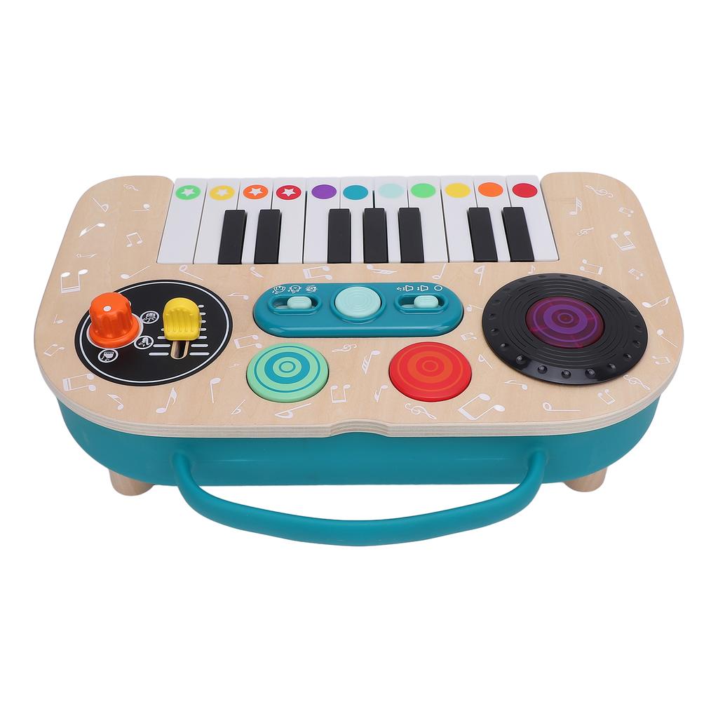 Baby Musical DJ Set Piano Multiple Sound Effects Educational Colorful DJ Mixer Musical Toy for Boys