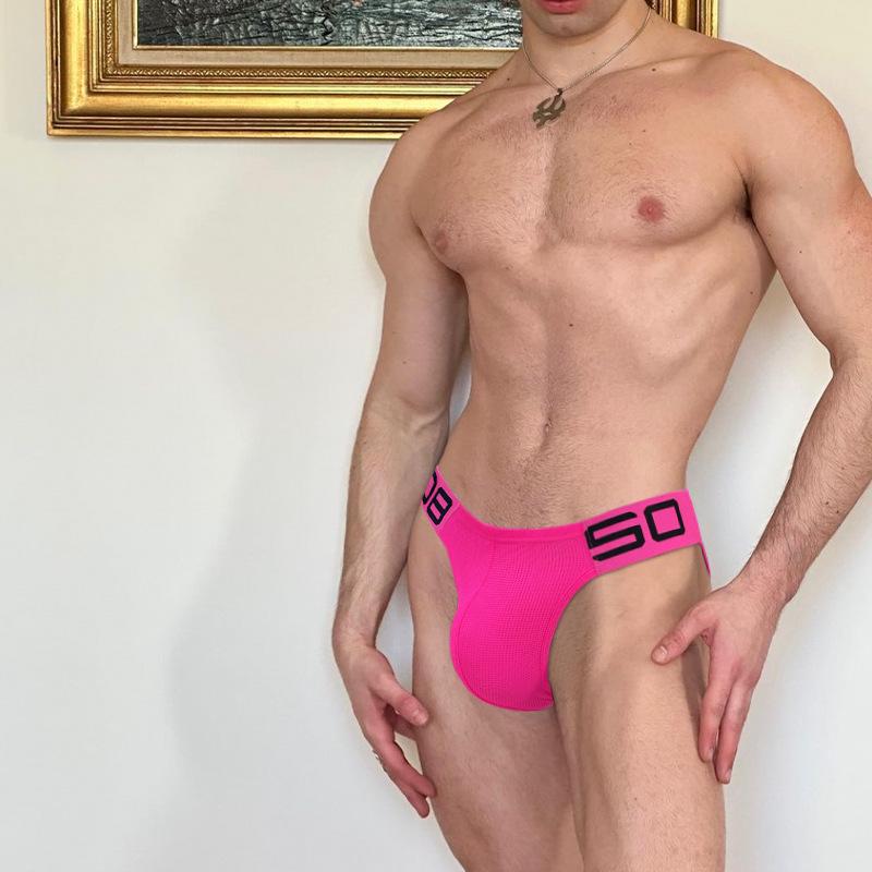 Herren Low Waist Mesh Dreiecks-Slips: Sexy, Atmungsaktiv, Hüfthebend, Ausbeulungsverstärkende Unterwäsche