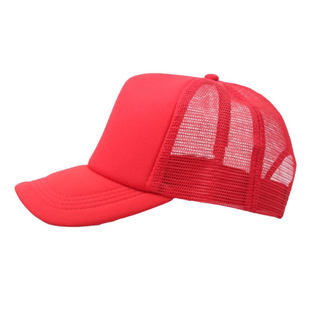 Man Woman Baseball Cap Polyester Fashion with Brim Hat Breathable Mesh Hats Accessory for Running Casual Leisure