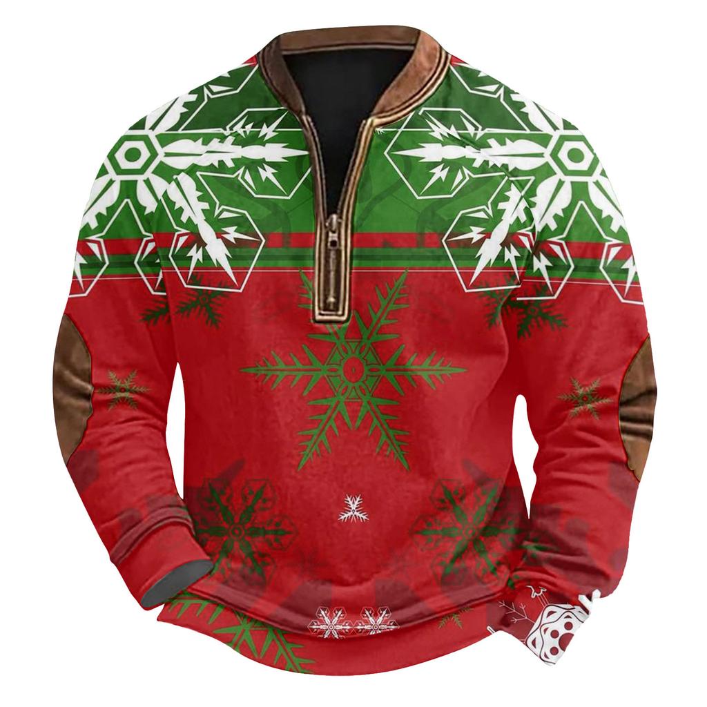 Men's Winter  Buckle Sweatshirt Men's Printed Men's Sweatshirt