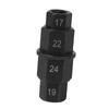 Motorcycle Tire Spindle Driver Wrench Repair Tool for 17mm 19mm 22mm 24mm Front Axle