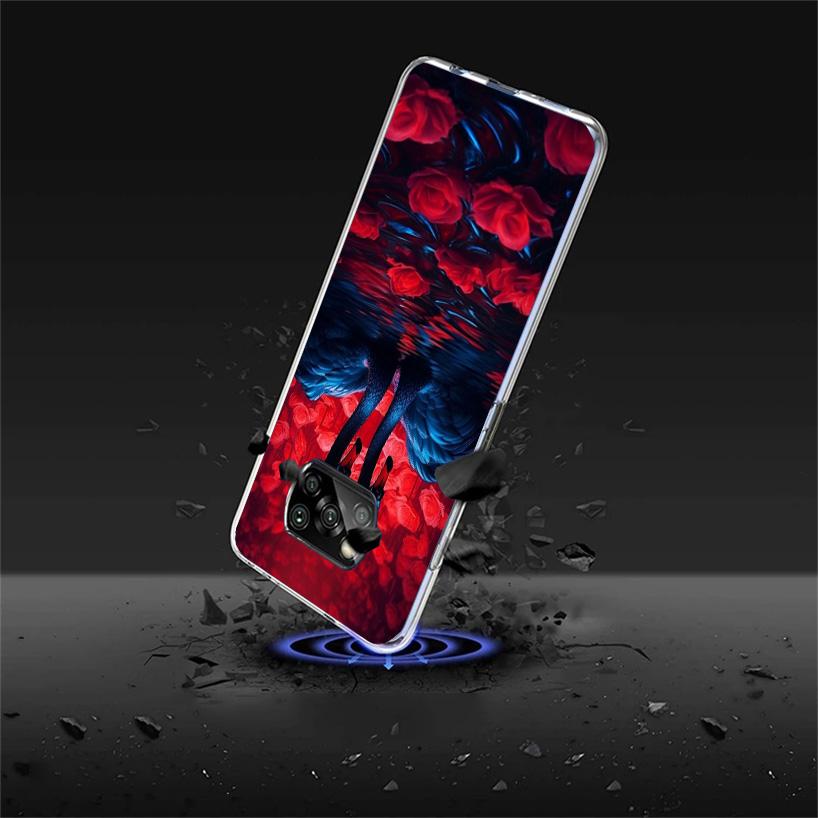 Black Swan Noble Phone Case For Xiaomi Poco X7 X6 X5 Pro F7 Ultra Redmi 15C 15 13 13C 12 12C 10 10A 10C 9 9A 9C 9T Cover Poco X7