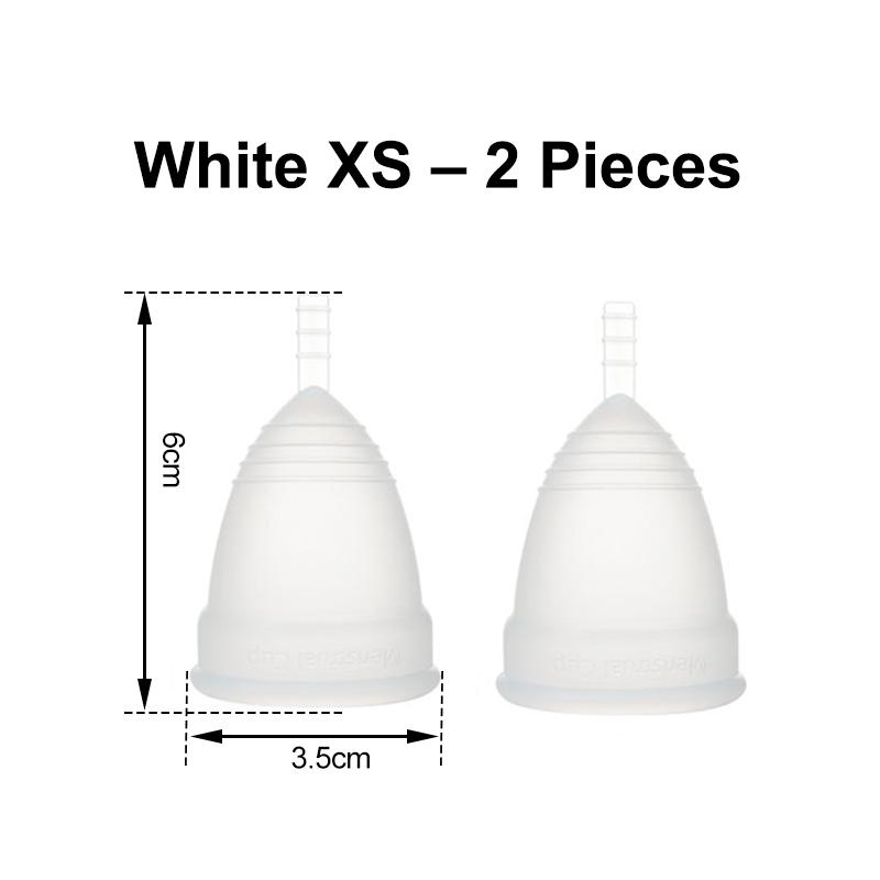 Medical Silicone Menstrual Cup – Leak-Free, Reusable Period Cup for Women, Up to 12 Hours Protection, Soft & Comfortable XS/S/L 4 Colors