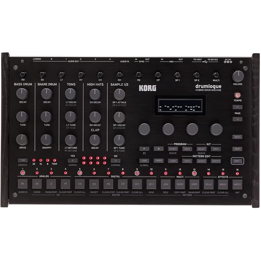 KORG hybrid drum machine drumlogue real analog sound and digital flexibility