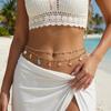 Summer Fish Seahorse Elephant Turtle Starfish Shell Spliced Waist Chain For Women Men Fishtail Octopus Belly Chain Body Jewelry