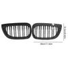 2Pcs Front Bumper Grille 51137077129 51137077130 Bright Black for BMW E81 E87 1-Series 2004-2007 Car Front Bumper Grille Grill