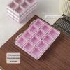 Nail Art Storage Box 6/12 Grids Eco-Friendly Plastic Case for Nail Rhinestones Beads DIY Craft Manicure Use