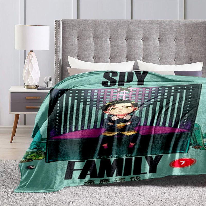 Spy Family Anime Tapestry Blanket Soft And Comfortable Camping Trip Sheet Office Rest Blanket Gift