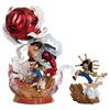 2pcs One Piece Anime Battle of Onigashima Action Figures - Supernova Three Captains Luffy Kid Law Collectible Models Gift Toy