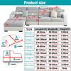 Water Resistant Seat Cushion Cover Elastic Grey Sofa Cover Furniture Protector For Pets Kids Removable