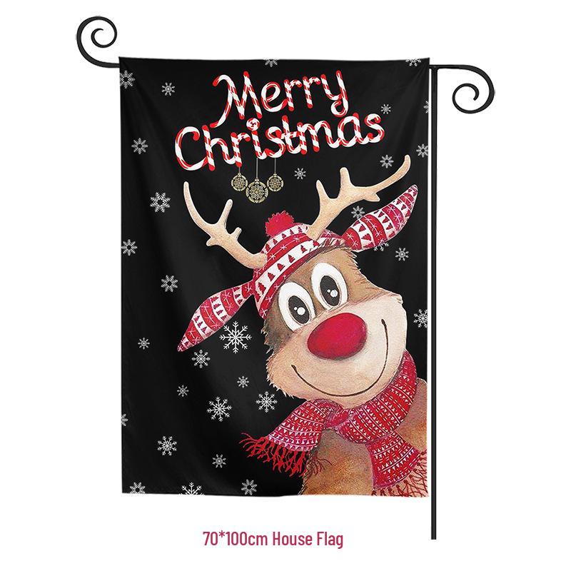 Christmas Garden Flag Banner: New Festive Hanging Design