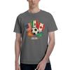 Custom Unisexs 2026 Football Soccer Cups T Shirt Short Sleeve Cotton Tshirt Casual Usa Canada Mexico Tee Loose Fit