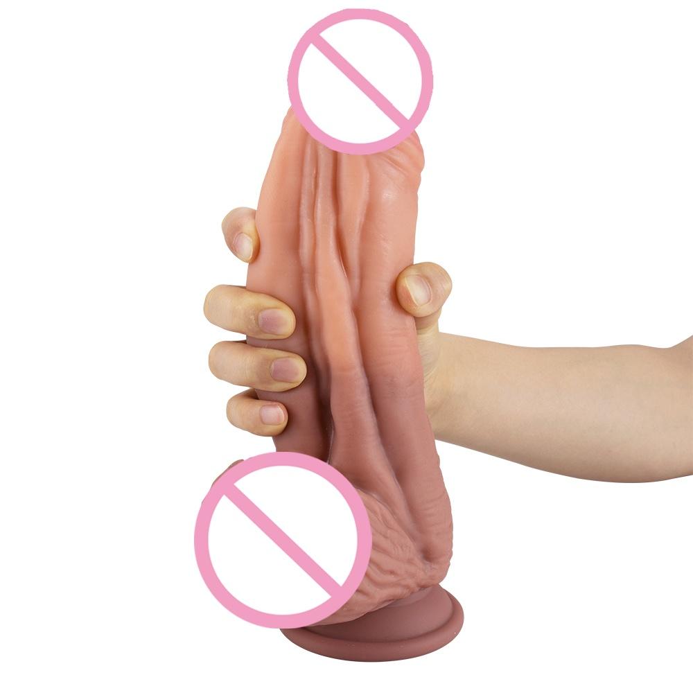 Huge Thick Realistic Dildo for Women Masturbation with Strong Suction Cup G-spot Clitoris Stimulator Anal Butt Plug Adult Sex Toys for Men Female 18+