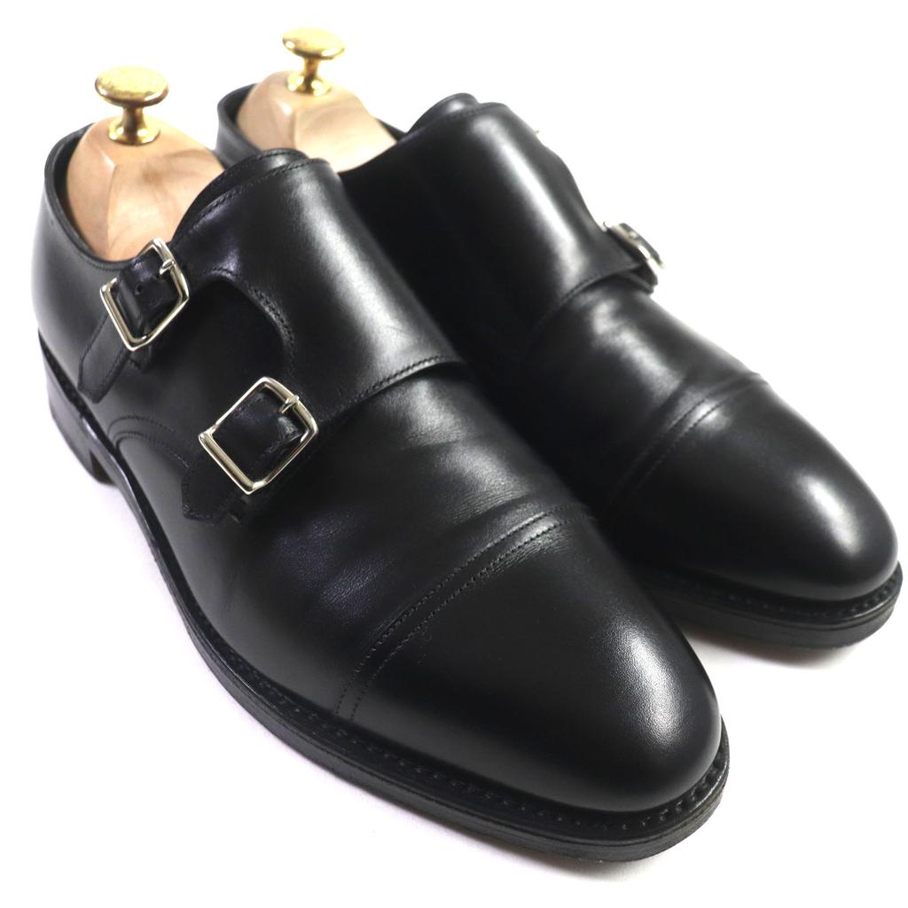 Tolle John Lobb Lederschuhe WILLIAM schwarzes Leder Herren 6 9795 Gebraucht