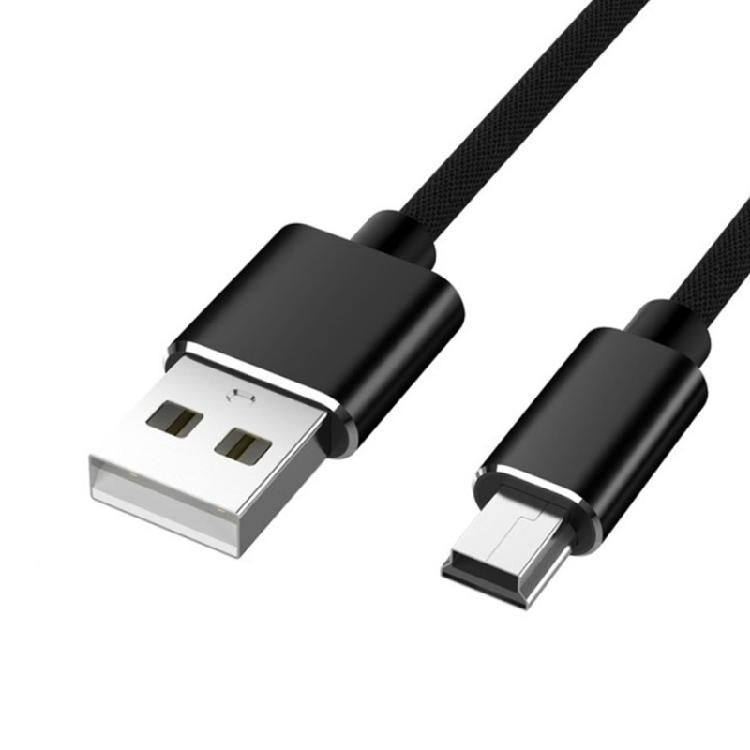 

Mini USB Cable Data Sync Charging Cord for Camera, Nuvi, GPS, for , MP3 Lot чорний