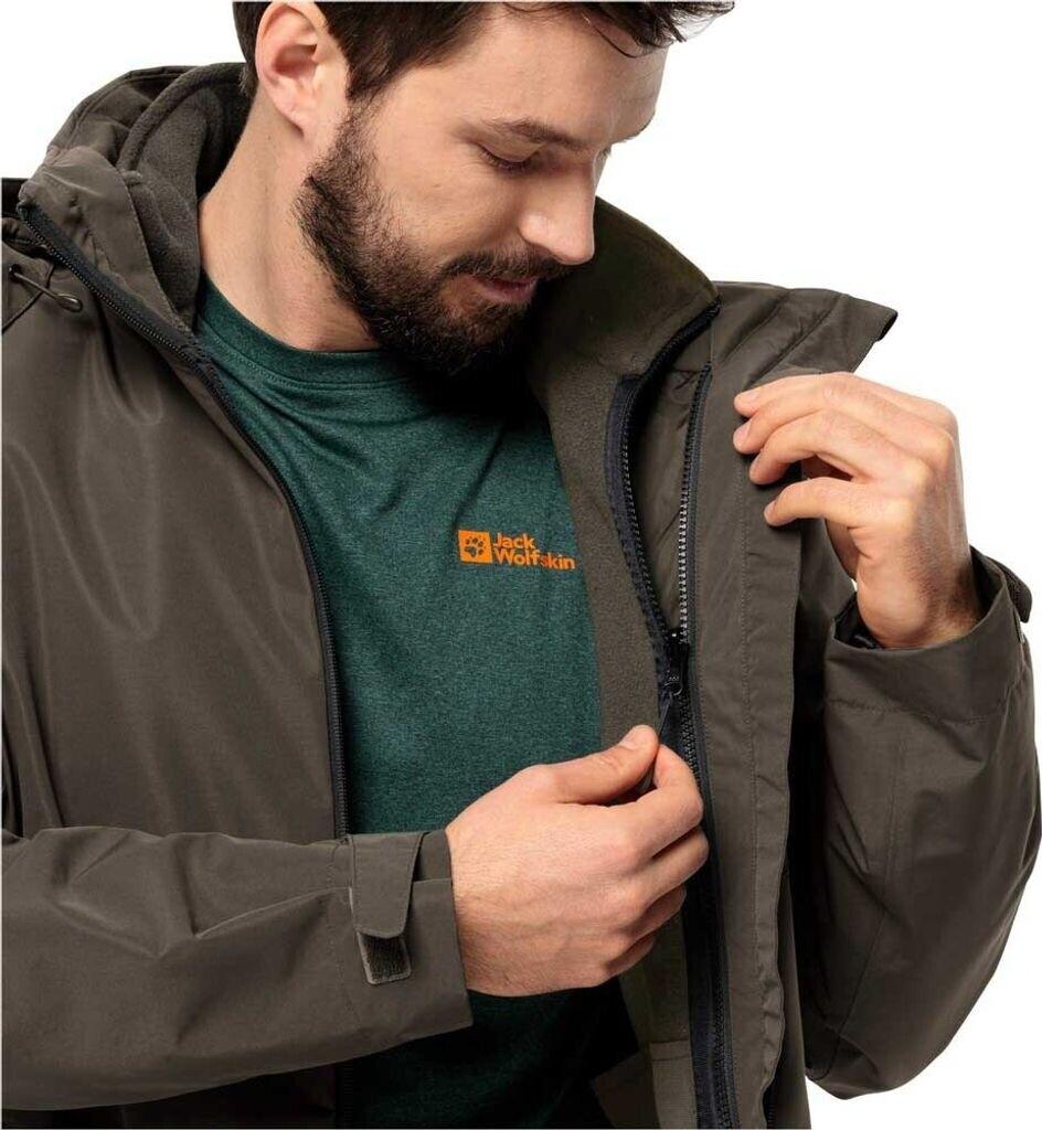 Куртка Jack Wolfskin Waldsteig FZ Men холодный кофе/холодный кофе