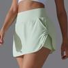 Women Yoga Short Skirts With Porkets Elastic Slim High Waist Sports Skirts Black Summer Hot Girl Skirts