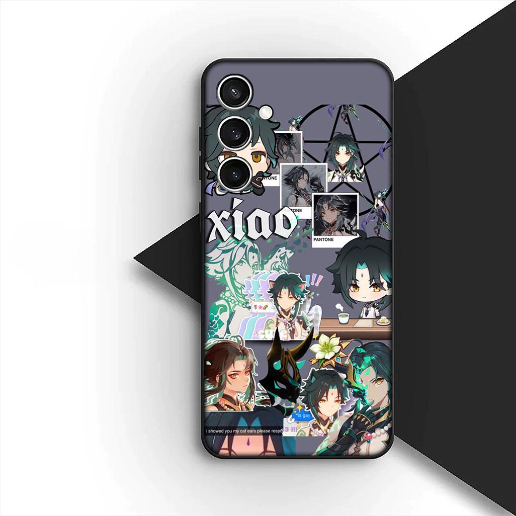 

Casing for Apple iPhone 12 13 Pro Max Mini ProMax X XR Air 13Pro XS Phone Cover Protective Case Genshin Venti Impact Xiao Keqing iPhone 12 Pro