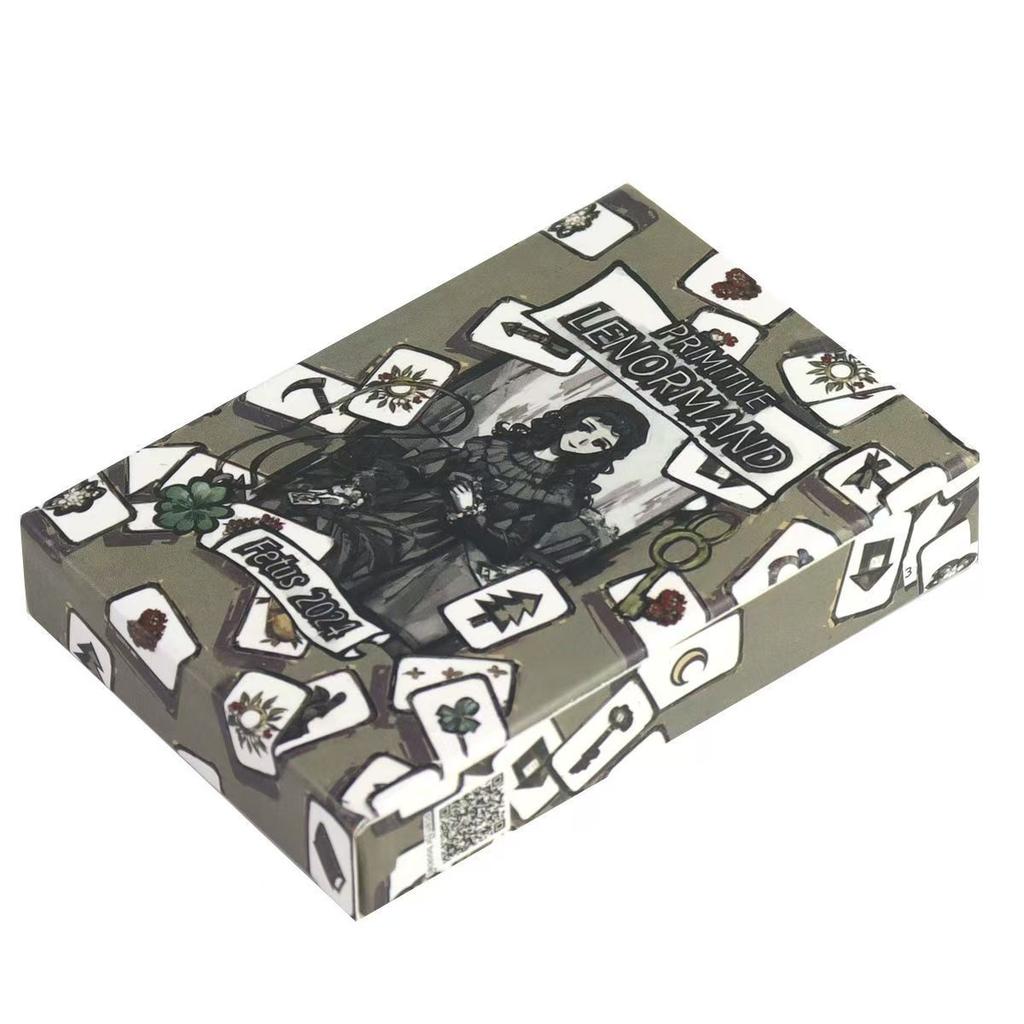 Primitive Lenormand Deck Rana System 9*6cm 42 Pcs Beginner-Friendly Lenormand Cards