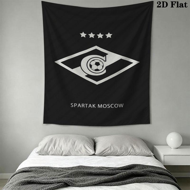 Spartak Moscow Spirit Wall Hanging Printed Fabric Blanket Decorative Tapestries for Bedroom Living Room Home Decor