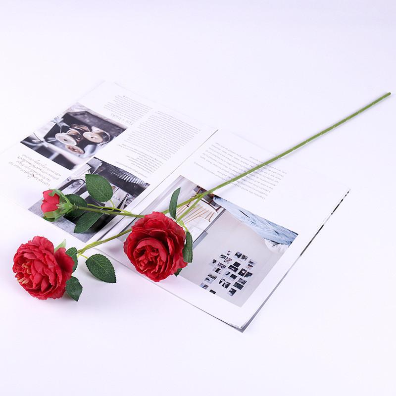 Premium Peony Silk Bouquet For Wedding Party Decor Home Office Styling Photography Prop