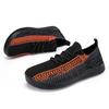 New Cross-border Large-size Socks and Shoes Trendy Fly-woven Breathable Sports Shoes Outdoor Running Shoes