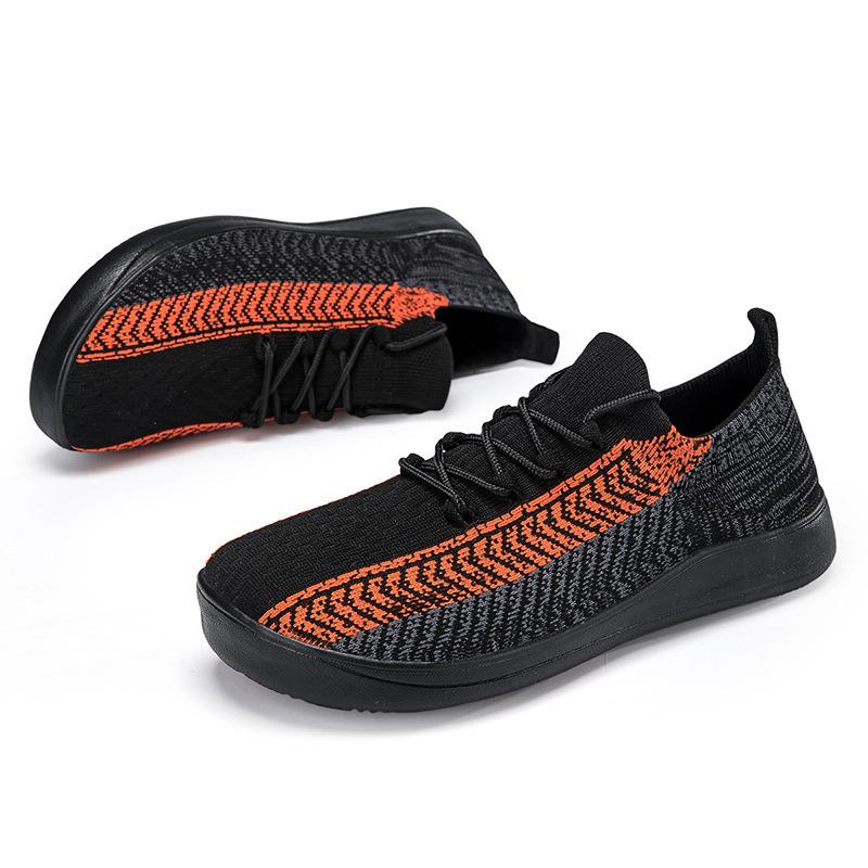 New Cross-border Large-size Socks and Shoes Trendy Fly-woven Breathable Sports Shoes Outdoor Running Shoes