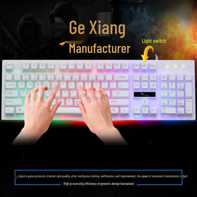 Zhuiguangbao G20 Wired Backlit Gaming Keyboard