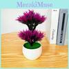 Plastic Artificial Green Plant With Double Layer Feathery Foliage For Home Decor And Office Display
