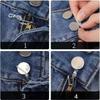 Zpsolution New Jeans Zipper Rest Holder, Anti-Slip Zipper Lock Buckle for Pants Removable Adjustable Fixing Tool