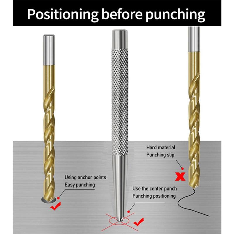 5 In Heavy Duty Automatic Center Punch Perfect Automatic Center Punch for Metal