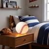 Softball Shaped Night Light for Bedroom Desk Bedside Decor, Cute Baseball Ball Lamp