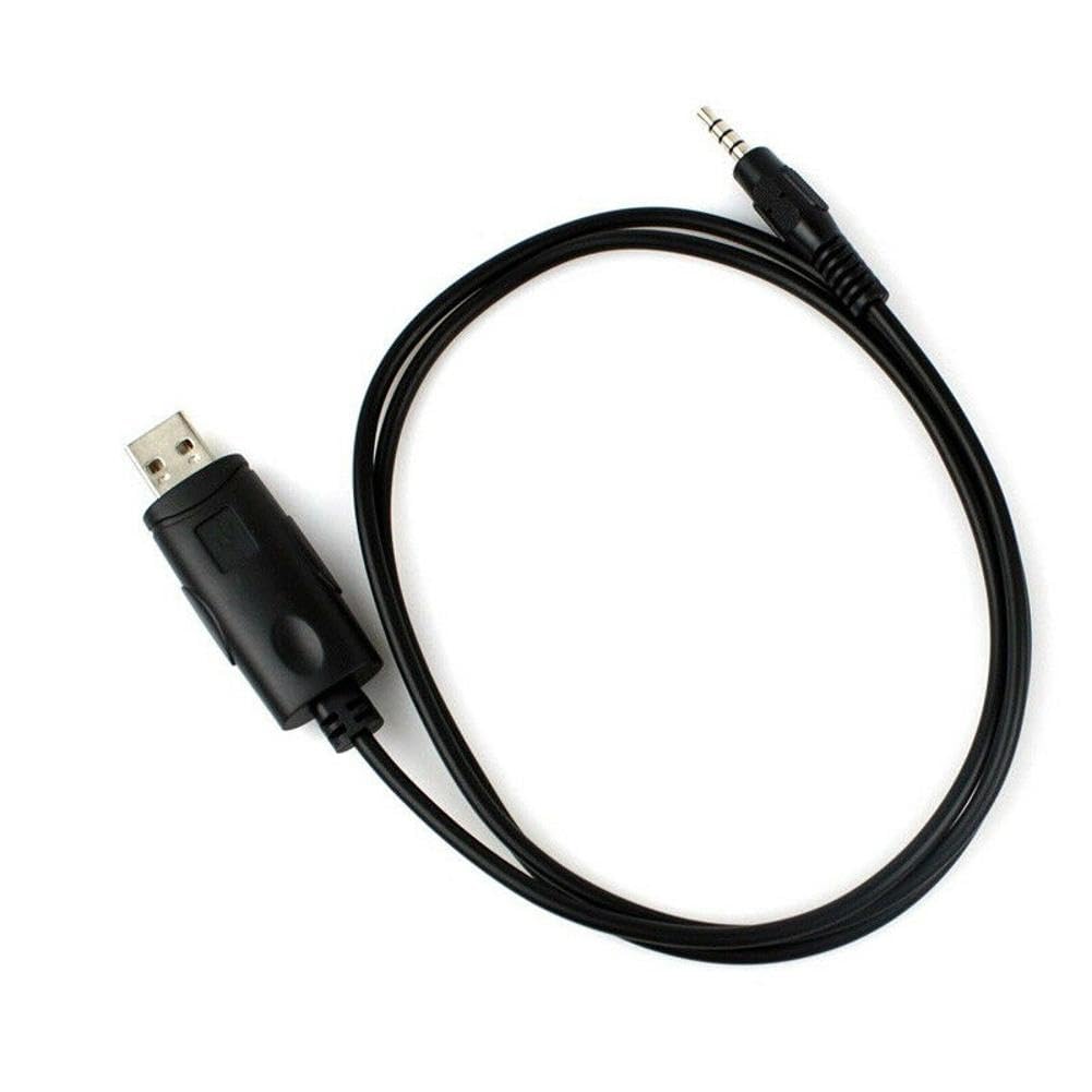 Pindiameter USB-programmeringskabel Tilkoblingsledning for Radio 1M/39.37" 3.5MM Radio&PC YAESU&VERTEX VX-2R/3R/5R/VX-168 VX-160 FT-60R