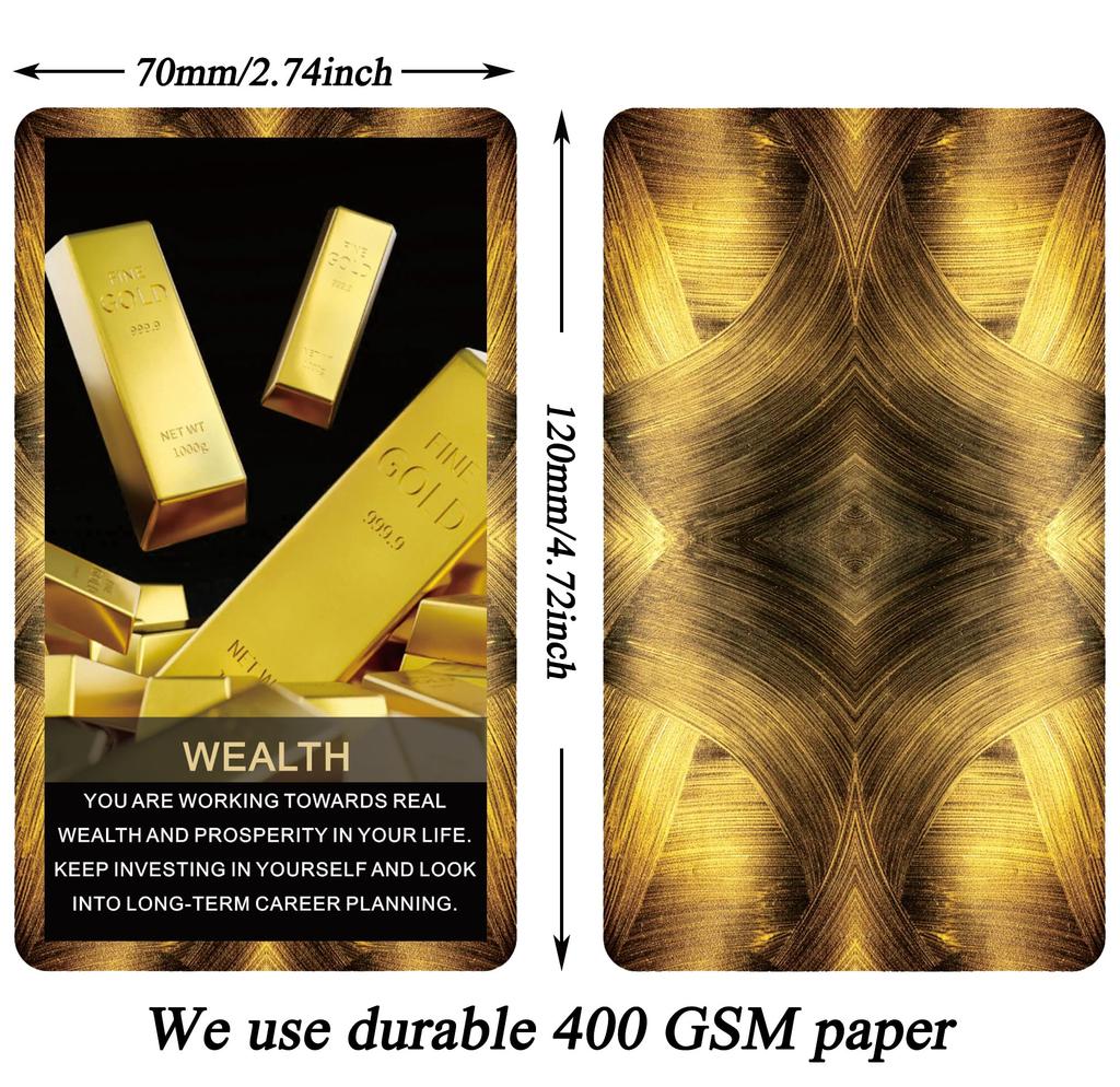 Tzxamsez Career Oracle Card Money and Life Oracle Oracle Deck Will Help You Achieve Your Financial Goals As Well As Your Life Goals and Career Deck,