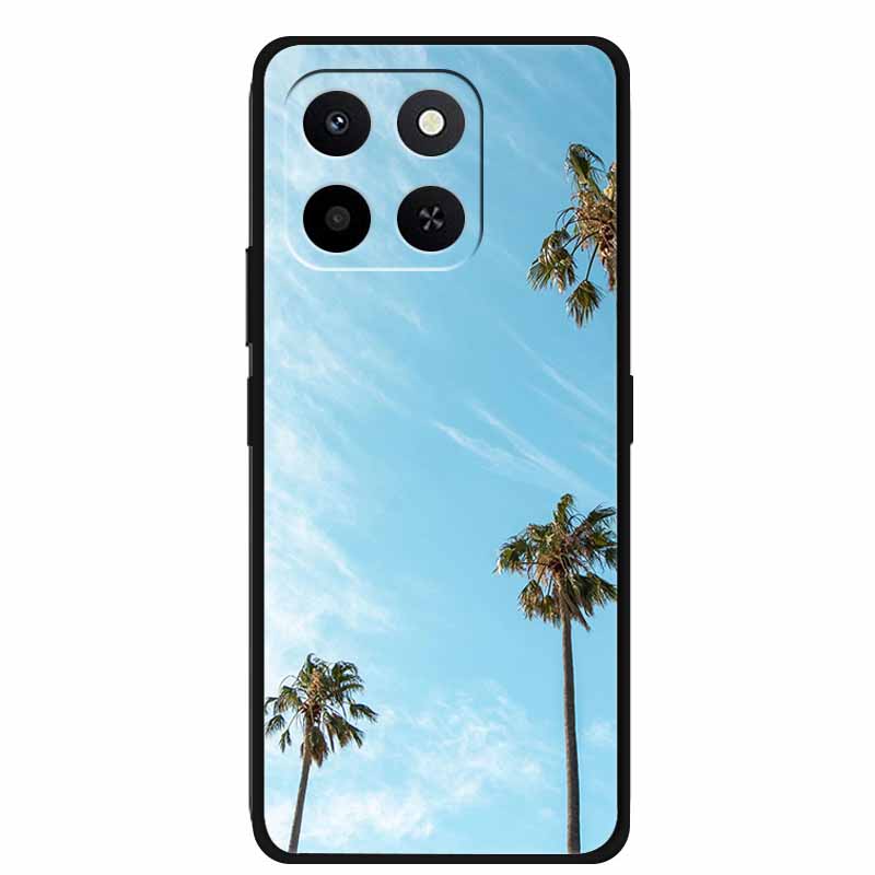 Phone Case For Honor X7D Honor 400 Smart Honor Play10T 5G Soft Silicone TPU Protector Shell Cartoon Gift Anime Funda Flower Capa