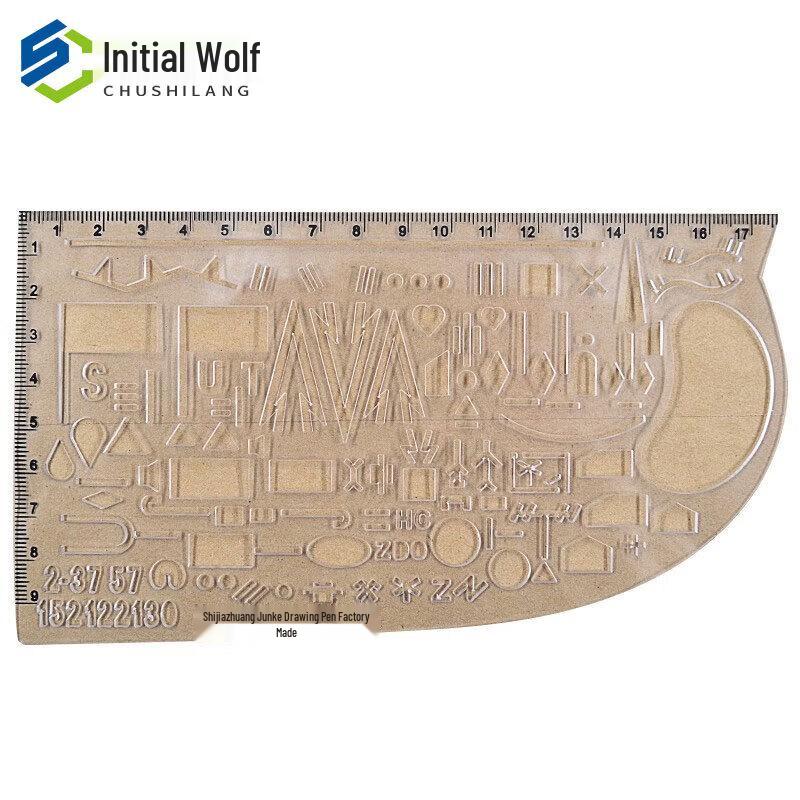 Initial Wolf Professional Drafting & Charting Rulers