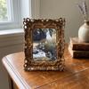 Vintage Ornate Picture Frame Resin Photo Props Frame Ornaments Photo Stand  Photo Display