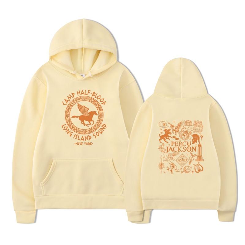 Camp Half Blood Long Island Sound Percy Jackson Hoodie Harajuku Men's Casual Fashion Streetwear