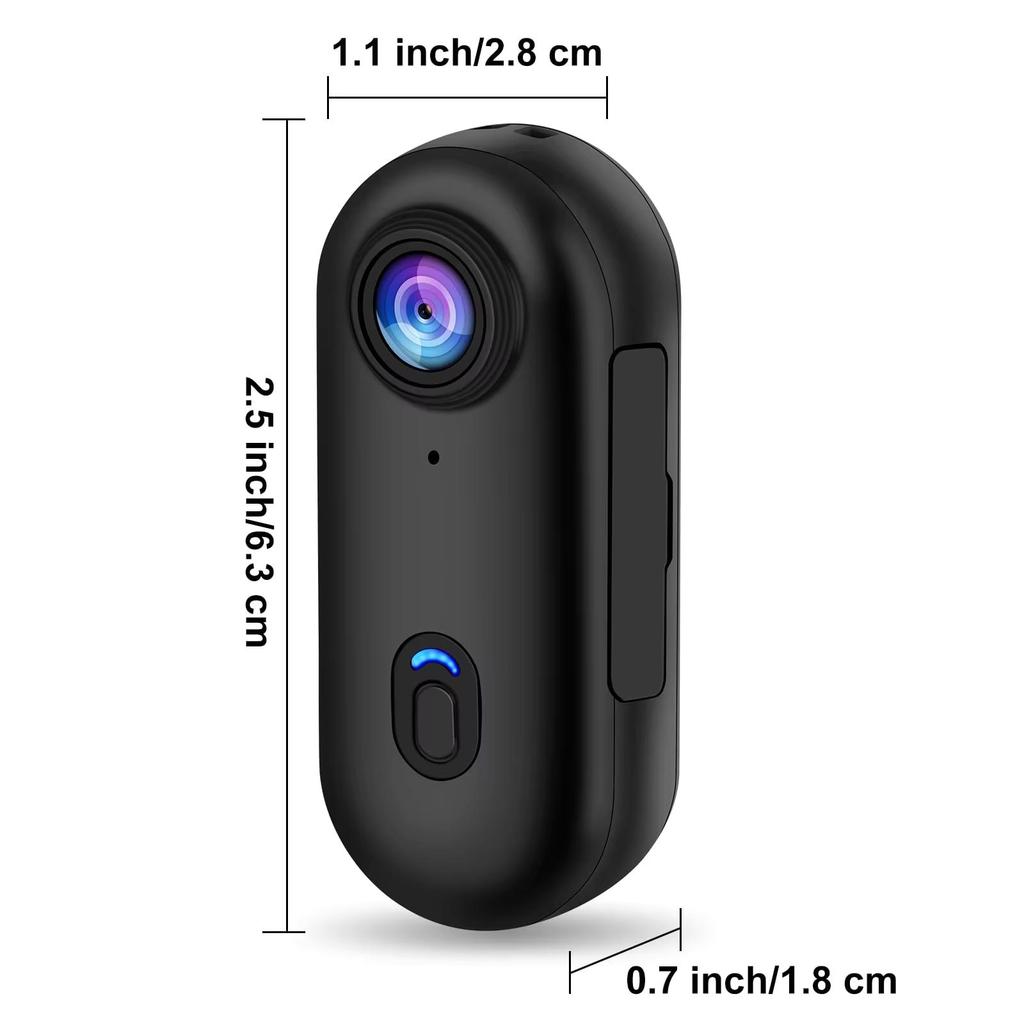 H88 Motorcycle Mini Recorder Finger WIFI Action Camera Lightweight POV Motorcycle Road Sport Cam Bicycle Vlog Pet Body Camera