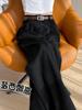 Spring New Women's High-Waist Pants - Slim, Wide, or Straight Leg, Floor-Length Casuals
