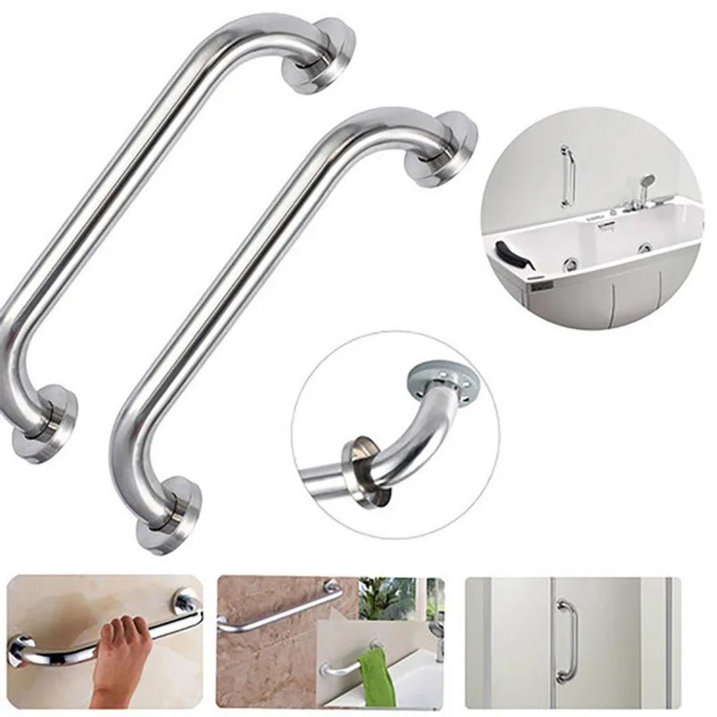 300/400/500mm Shower Grab  Grip Bathroom Aid Safety Hand Handle Towel Rail Multifunctional Holder Bathroom Accessories