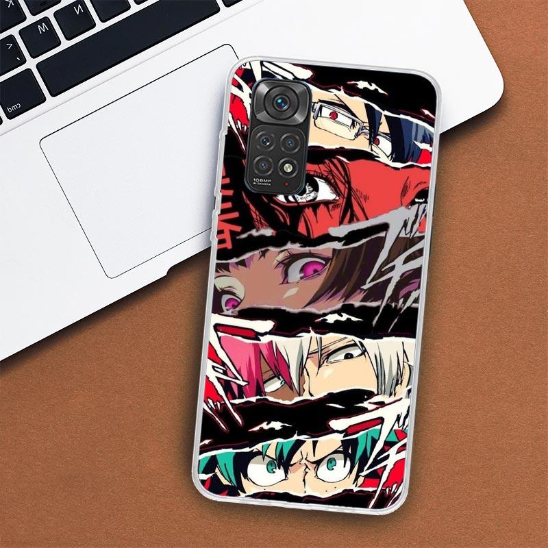 Anime Comic Manga Eyes Phone Case For Xiaomi Redmi Note 13 12 12S 11 11S 10 10S 9 9S 11T 11E Pro Plus 8 8T 7 + Coque Cover