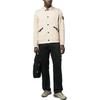 STONE ISLAND Ss23 Color Block Pocket Logo Patch Jacket Men Jacket Beige 781542522-V0092