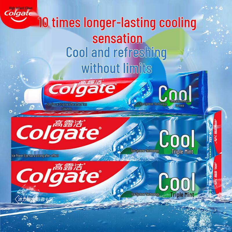 Colgate Triple Action Icy Mint Toothpaste Family Pack